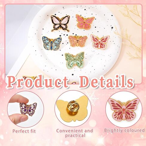 40 Sets Butterfly Pins Christian Party Favors Bulk Mother's Day Lapel Pin for Women Religious Bible Verses Christian Pins Christian Lapel Brooches Appreciation Gifts Bulk for Church in Saudi Arabia