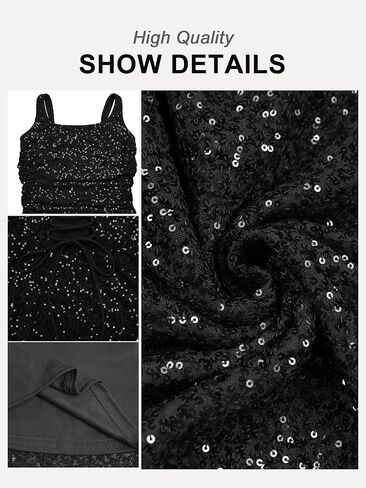 Figdaw Sparkly Sequin Bodycon Maxi Dress for Women Prom, Wedding Guest, Cocktail, Club Night in Saudi Arabia