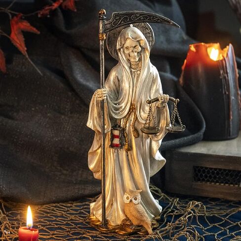 المحيط الهادئ Giftware المحيط الهادئ للتجارة سانتا Muerte ثوب أبيض تمثال الموت 10 بوصة in Kuwait