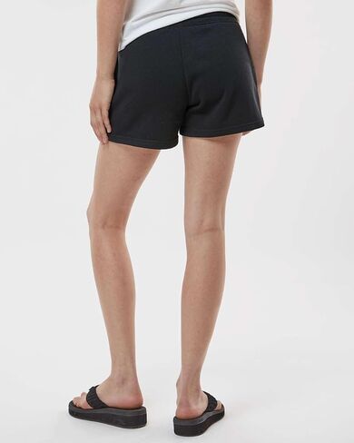 Independent Trading Co. Womens Lightweight California Wave Wash SweatShorts, L, Misty Blue in Kuwait