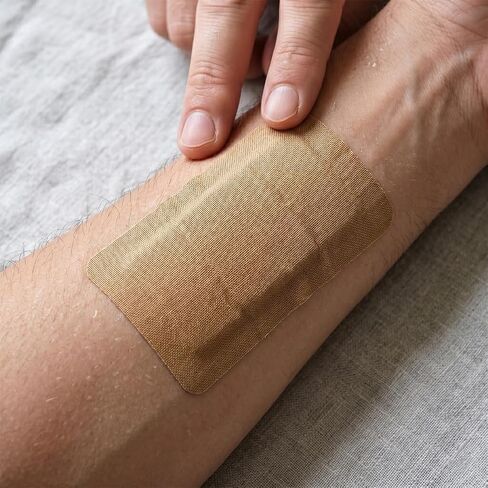 36 Pcs Extra Large Adhesive Bandages Fabric Large Bandages with Non-Stick Pad Latex Free Painless Removal for Wound Care and First Aid 5 x 3 Inch in Saudi Arabia