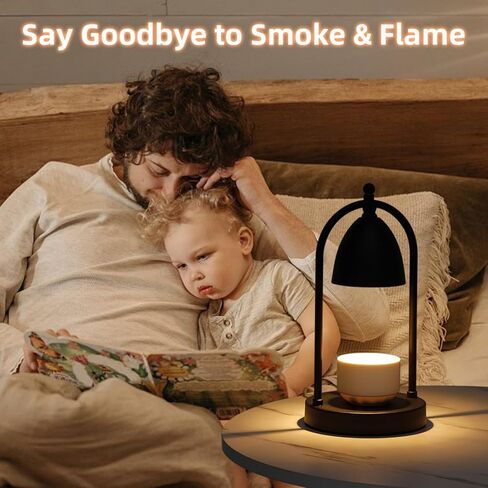 Bewinner Corded Candle Warmer Lamp | 4-Level Dimmable with Timer, Battery Operated Candle Heater for Home Decor and in Kuwait