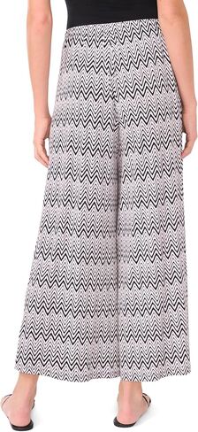 Vince Camuto Women's Zig Zag Pull on Wide Leg Pant in Kuwait