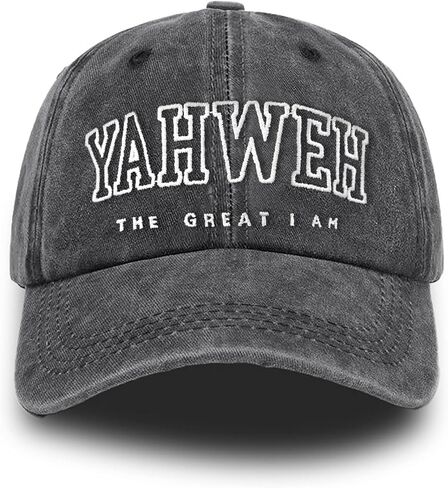 Christian Hats for Men & Women Yahweh YHWH Embroidered Hat Jesus Faith God Religious Gifts Baseball Caps in Saudi Arabia