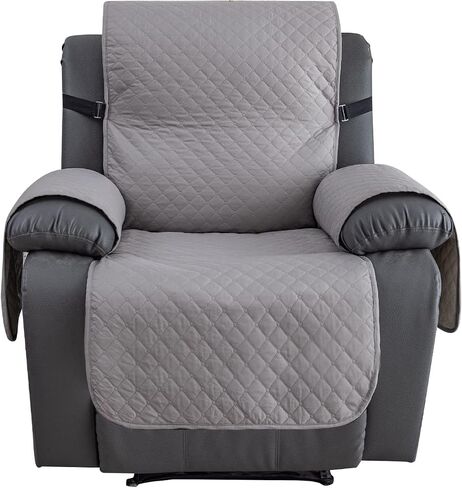 100% Waterproof Recliner Chair Covers Non-Slip for Recliner Chair, Soft Reclining Chair Cover Furniture Protector Washable Slipcover with Pocket, Elastic Straps for Pets in Kuwait