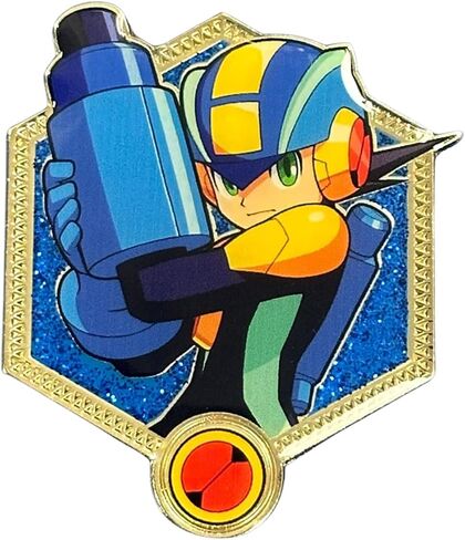 Mega Man Battle Network x Zen Monkey Studios: Golden Series 2 - Mega Man.EXE Collectible Enamel Pin in Kuwait