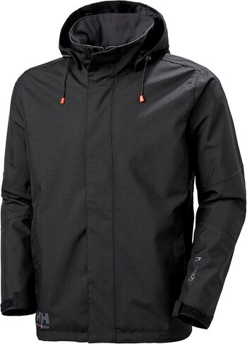 معطف رجالي من Helly Hansen مصنوع من قماش أكسفورد مقاوم للماء وغطاء للرأس يسمح بالتهوية في الهواء الطلق in Kuwait