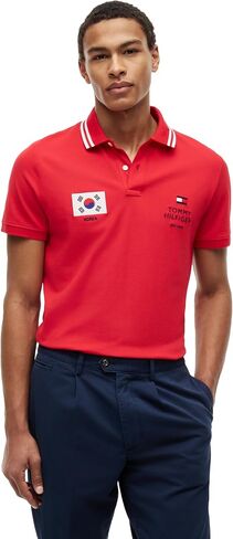 Tommy Hilfiger Men's Regular Fit Korea Soccer Polo in Kuwait