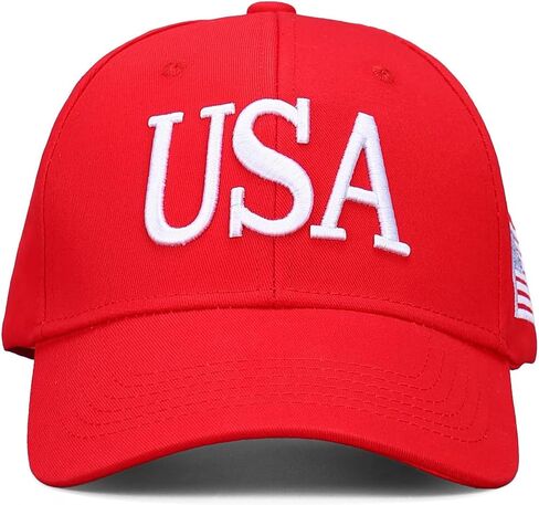 6 Pack American Flag Baseball Cap Embroidered USA Flag Hat for Men Women in Saudi Arabia