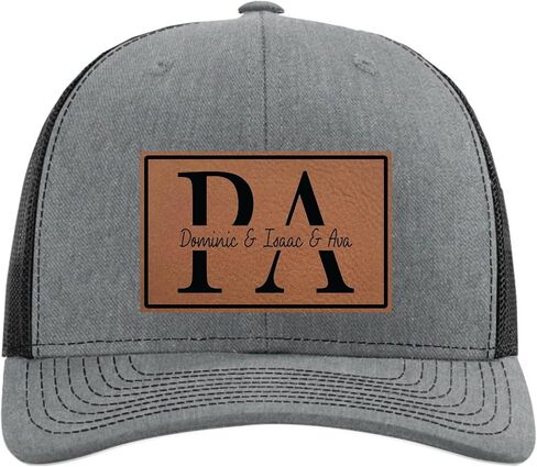 Pa Fathers Day Hats Customized Birthday Gifts for Men - Custom Pa Hat from Grandkids - Personalized Custom Hat with Kids Names for Pa in Saudi Arabia