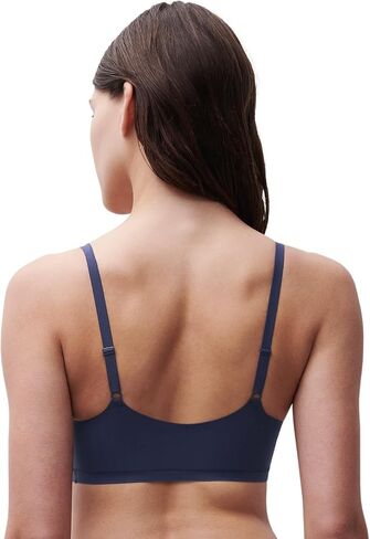 Chantelle Women's SOFTSTRETCH Scoop Padded Bralette,Marine Blue,M/L in Kuwait