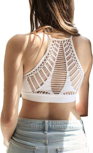 TD Collections Womens Seamless Razor Slash Back Bralette in Saudi Arabia