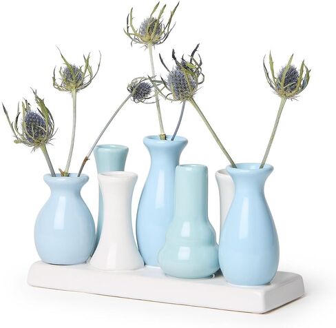 مزهرية متعددة الأشكال من شركة تويز، مقاس 7.5 بوصة، بورسلين in Kuwait