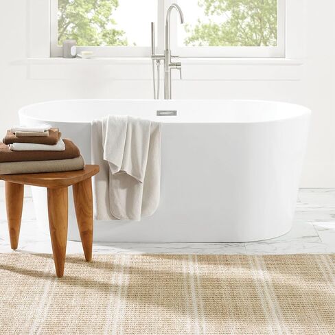 Dash & Albert Arbor Natural Machine Washable Rug, 2 X 3 Feet, Tan Stripe Pattern in Saudi Arabia