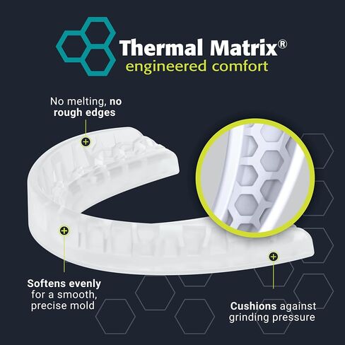 Dental Guard – Custom-Fit Mouth Guard for Grinding Teeth at Night – Slim Night Mouth Guards for Sleeping with Jaw Comfort – Easy & Secure Fit for Nighttime Enamel Protection (Clear, 1 Count) in Kuwait