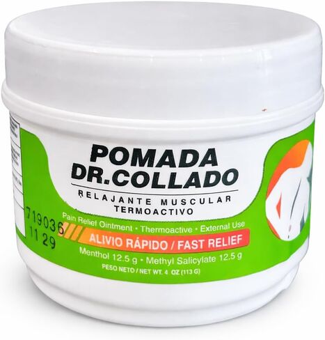 Pomada DR. Collado Relajante Muscular Accion Termoactiva- Rapido Alivio-Extra Fuerte 4 oz in Kuwait