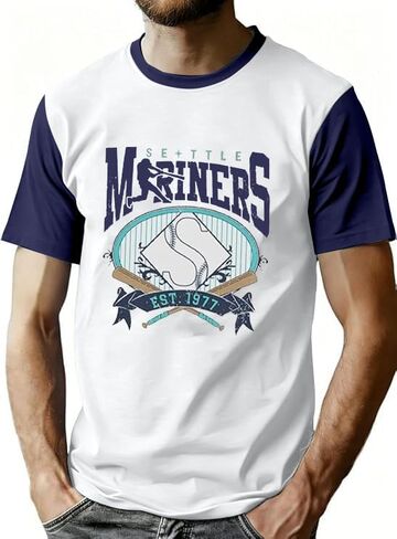 Baseball Shirts for Men Game Day Baseball Fan Tshirt Baseball Player Funny Short Sleeve Tops in Saudi Arabia