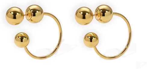 Gold/Silver Hoop Earrings For Women Trendy,Chunky/Big/Thin/Medium/Oval/Thick/Twist Multi-Colored Zirconia Dangle Huggie Rainbow CZ Amber Resin Hoops, Lightweight Birhtday Fashion Jewelry Gift. in Saudi Arabia