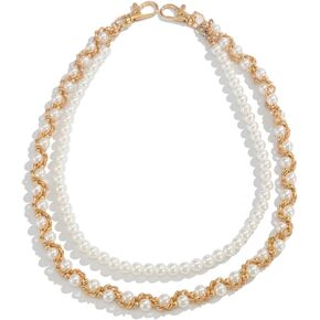 Wallet Chain Pants Chain Hip Hop Punk Jeans Chain Key Chain Goth Pearl Accessories for Women Men - Gold in Saudi Arabia