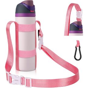 Water Bottle Carrier Bag with Phone Pocket for Stanley Cup Tumbler 40 oz & Simple Modern Tumbler - Water Bottle Holder with Adjustable Strap, Neoprene Pouch, Carabiner - for Stanley Cup Accessories in Saudi Arabia