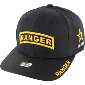 Officially Licensed U.S. Army Military Vietnam Veteran Baseball Cap - Ranger Embroidered U.S. Flag Premium Quality Adjustable Hook-and-Loop Closure Hat Black in Saudi Arabia