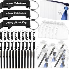 Chicingyou 24 Sets Happy Father's Day Gifts Bulk Christian Dad Keychain and Pen with Father's Day Cards for Church Work Men Party Favor Supplies in Saudi Arabia