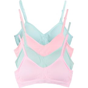 Kalon 4 Pack Demi Padded Bralette Adjustable Straps (S/M, Spring) in Saudi Arabia