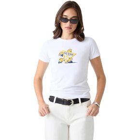 Guess Women's Eco Gj X Minions Triangle Slim Tee in Kuwait