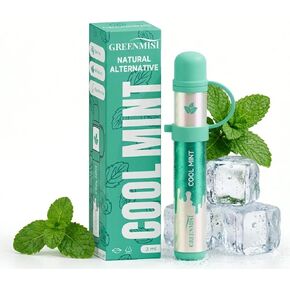GREENMIST Dual-Mint Refreshment Stick - Energizing Peppermint & Spearmint Nasal Scent Wand - Instant Cooling & Focus Booster - Non Electric Air Inhaler in Saudi Arabia