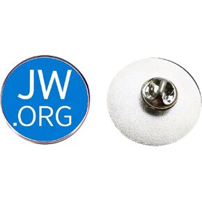5Pack JW.ORG Round Lapel Pin, Blue and White, Metal, 1 Inch Diameter,Metal Alloy Badges Clothes Bags Hats Accessories in Saudi Arabia