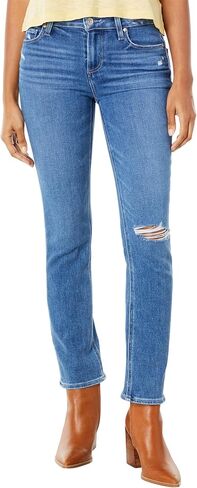 PAIGE Women's Amber Mid Rise Striaght Leg in Road Rules in Kuwait