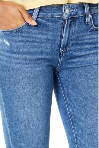 PAIGE Women's Amber Mid Rise Striaght Leg in Road Rules in Kuwait