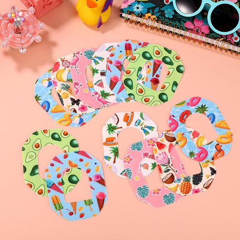 24pcs Waterproof Adhesive Overpatches for Omnipod 5, Pre-Cut Sensor Cover Stickers Breathable Sensor Patches Sweatproof Adhesive Tape for Omnipod Accessories (Summer Style) in Saudi Arabia