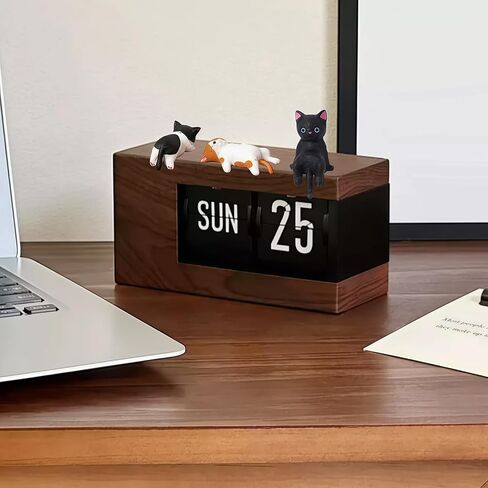 Cat Car Dashboard Accessories, 12 Pcs Funny Mini Cat Figurines Decor, Cute Car Rear View Mirror Car Gifts, Funny Computer Monitor Desk Decorations for Women & Girls in Kuwait