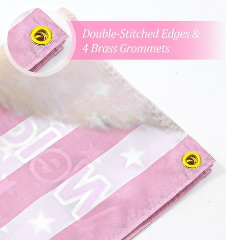 ValueBargain Welcome to My Crib Duck Flag, 2x3 Ft Cute Pink American Flag, Kawaii Room Decor for Teen Girls Cute American Flags Tapestry, Outdoor Garden & Porch Decor, Funny Tapestry in Saudi Arabia