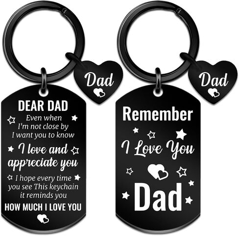 Dads Gifts for Fathers Day Dad Gifts Best Dad Ever Gifts Birthday Gift for Dads from Daugther Son Christmas Thanksgiving Fathers Day Gift for Dad Father I Love You Keychain in Saudi Arabia