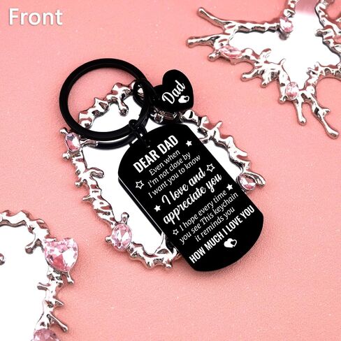Dads Gifts for Fathers Day Dad Gifts Best Dad Ever Gifts Birthday Gift for Dads from Daugther Son Christmas Thanksgiving Fathers Day Gift for Dad Father I Love You Keychain in Saudi Arabia