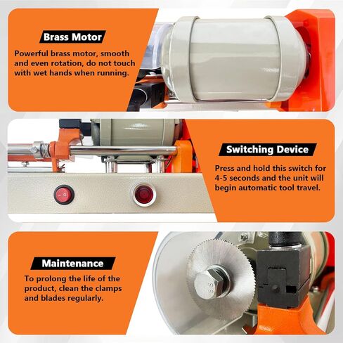 Hardware Cutter Machine for Cutting Metal Parts, 110V 120W Orange Cutting Machine, for Hardware Stores (Updated) in Kuwait