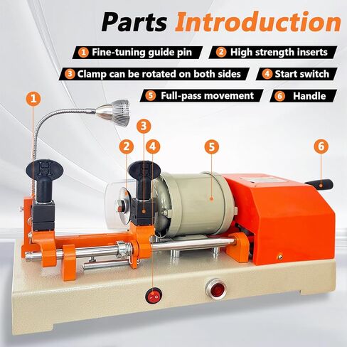 Hardware Cutter Machine for Cutting Metal Parts, 110V 120W Orange Cutting Machine, for Hardware Stores (Updated) in Kuwait