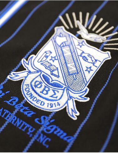 Big Boy Phi Beta/Β Sigma Divine 9 S1 Baseball Jersey [Black] - ID#77058-15-207-0-0 in Kuwait