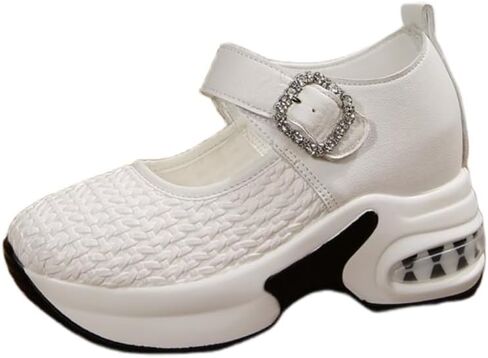 Women's Large-Size Platform Mary Jane Shoes - Lightweight, Breathable, Slip-Resistant, Durable, and Versatile for All Occasions. in Saudi Arabia