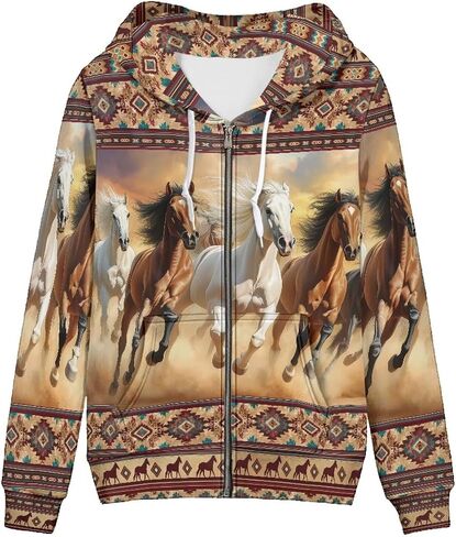 Long Sleeve Hoodies for Women Zip Up Sweatshirts XS-5XL in Saudi Arabia