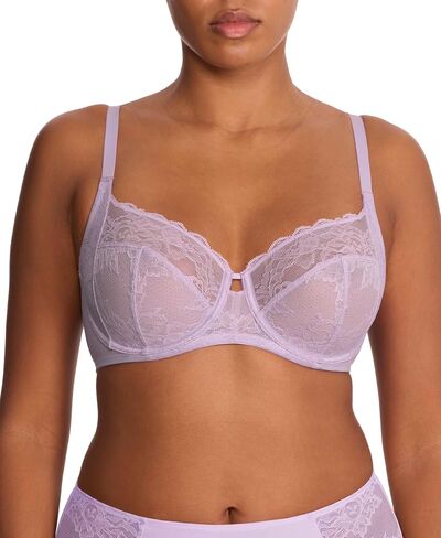 Natori Women's Statement Lace Full Figure Underwire Bra 746211, Lilac Dream, 40D in Saudi Arabia