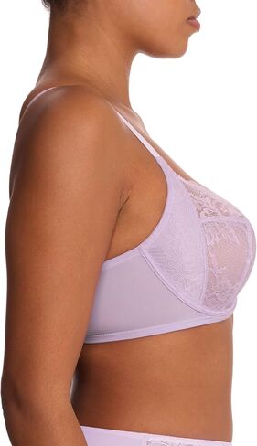 Natori Women's Statement Lace Full Figure Underwire Bra 746211, Lilac Dream, 40D in Saudi Arabia