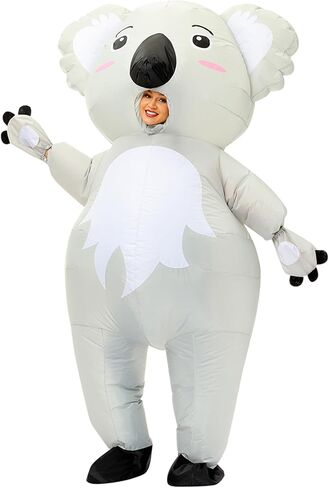 Inflatable Koala Costumes Koala Blow up Costumes Halloween Costume Funny Suit Animal Inflatable Costume Adult in Saudi Arabia