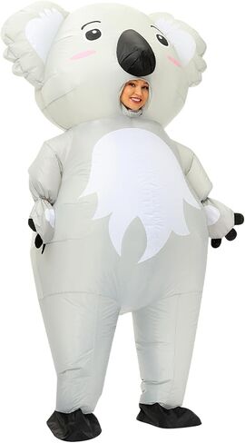 Inflatable Koala Costumes Koala Blow up Costumes Halloween Costume Funny Suit Animal Inflatable Costume Adult in Saudi Arabia