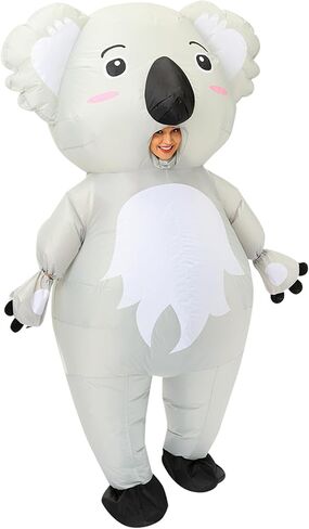 Inflatable Koala Costumes Koala Blow up Costumes Halloween Costume Funny Suit Animal Inflatable Costume Adult in Saudi Arabia