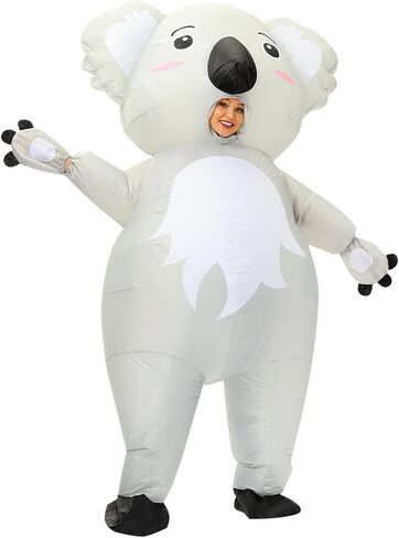 Inflatable Koala Costumes Koala Blow up Costumes Halloween Costume Funny Suit Animal Inflatable Costume Adult in Saudi Arabia