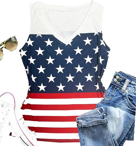 American Flag Hollow Out Tank Tops Women 4th of July Patriotic Shirt Hollow Out Stars Racerback Tank Tops in Saudi Arabia