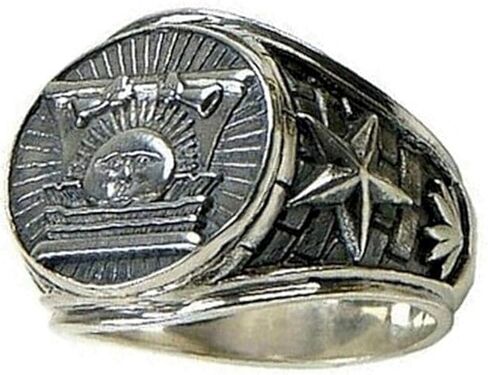 One Moment In Time J34SS Size 8-13 Sunstone Stainless Steel Ring Mormon LDS CTR in Saudi Arabia